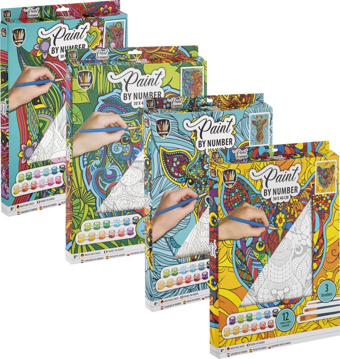 Produktbild Grafix Malen nach Zahlen- Giraffe