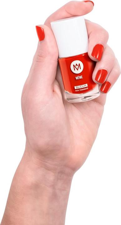 Actual product image Même MEME Nail Polish m Silici Blutoran 12 10ml (Orange Sanguine, Gel-Effect Nail Polish)