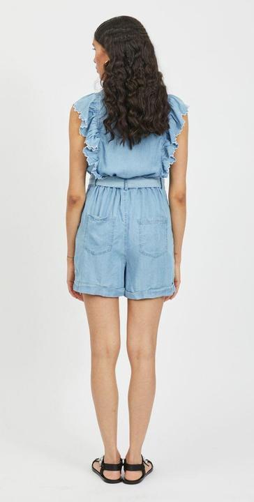Produktbild Vila Gürtel Rüschen Playsuit (36)