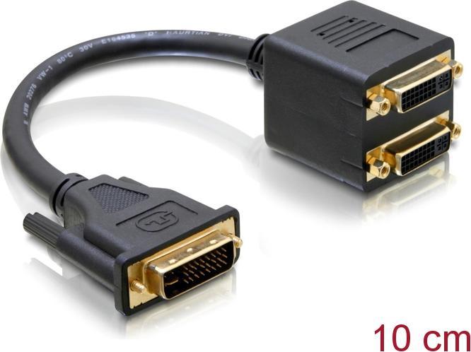 Delock Dual Link Splitter (DVI, 10 cm)
