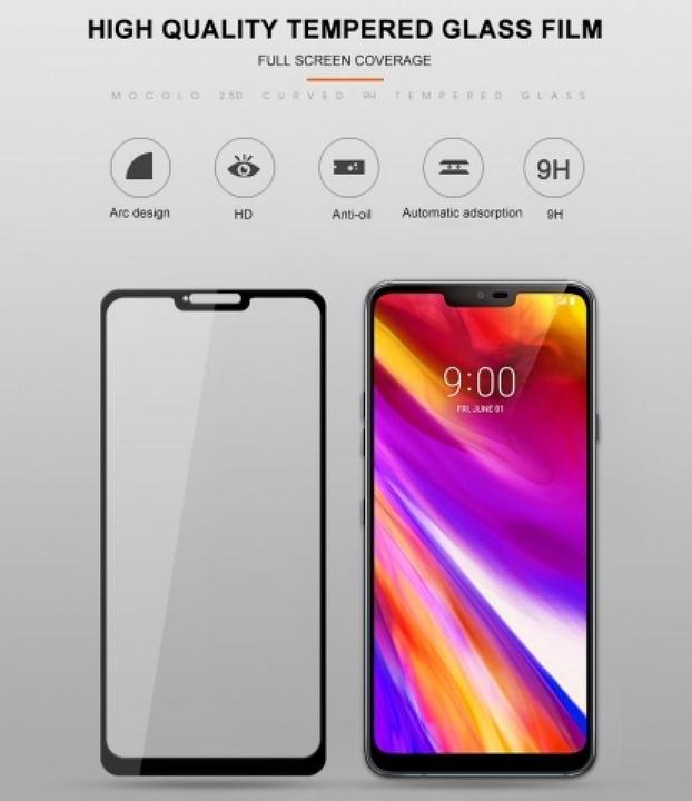 Immagine prodotto Screenguard LG G7 ThinQ Pellicola di vetro protettiva a schermo intero 2.5D 9H (1 Pezzo/i, G7 ThinQ)