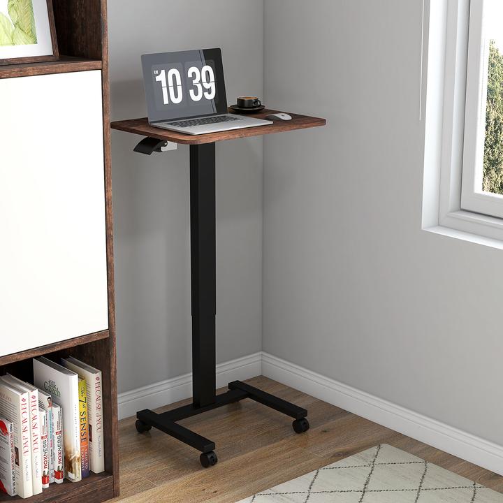 Produktbild Vinsetto Höhenverstellbarer Rolltisch mit Rollen (48 x 65 x 108 cm)
