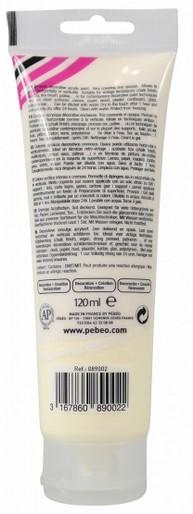 Image du produit Pebeo Decocrème Peinture acrylique mate (Vanille, 120 ml)