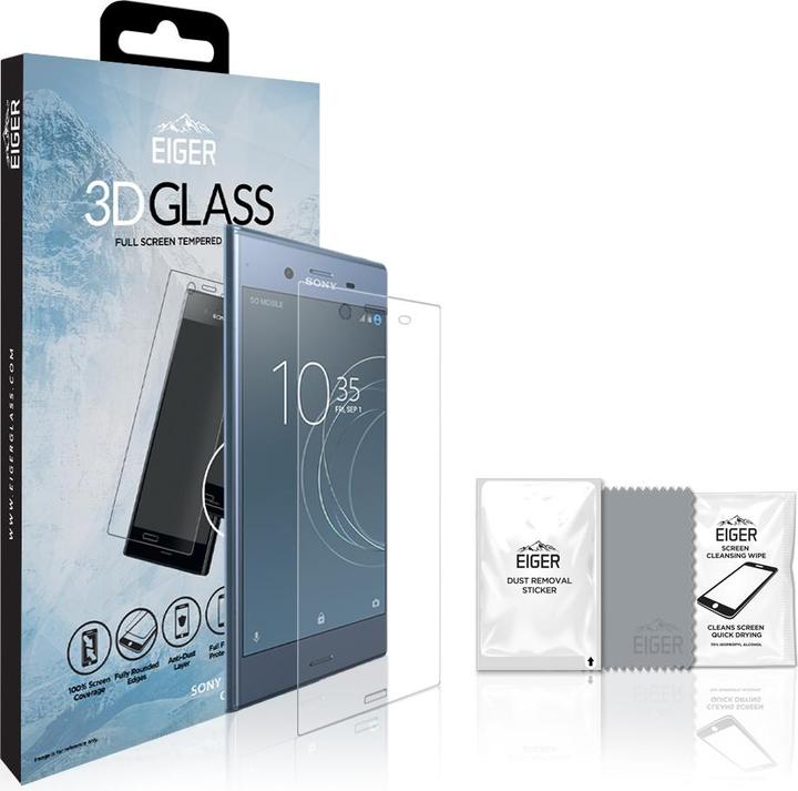 Produktbild Eiger Mountain Glass Clear Edge (1 Stück, Sony Xperia XZ1)