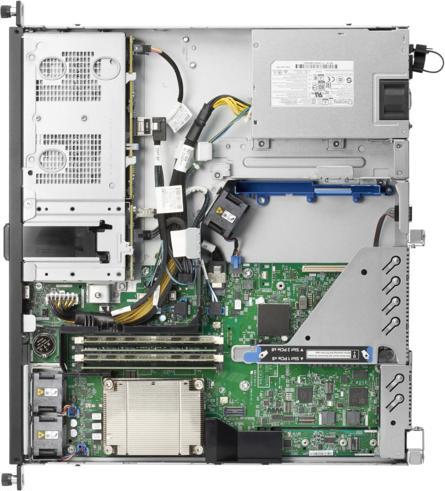 Actual product image HPE Server ProLiant DL20 Gen10 E-2236 (Intel Xeon E-2236, Rack Server)