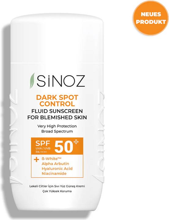 Actual product image Sinoz Dark Spot Control Fluid Sunscreen (Suntan cream, SPF 50+, 50 ml)