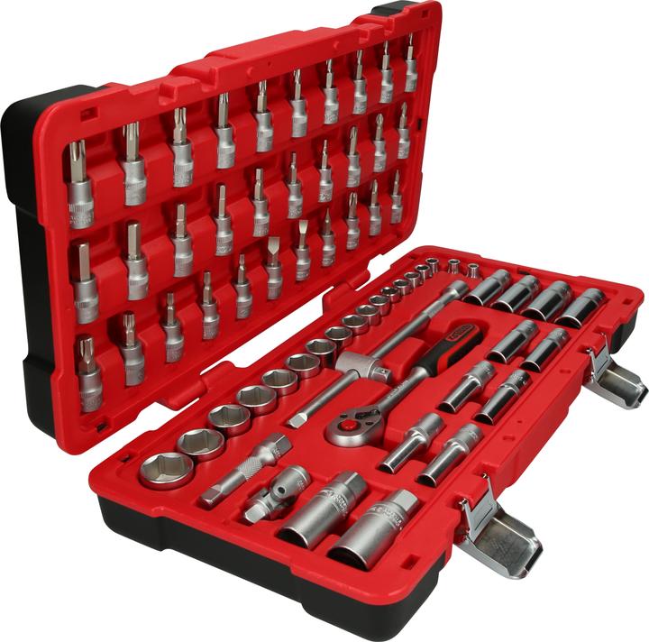 KS Tools Jeu de douilles 3/8", 66 pièces, Flank Traction (19 mm, 6 mm, 12 mm, 24 mm, 14 mm, 22 mm, 16 mm, 23 mm, 10 mm, 21 mm, 18 mm, 7 mm, 17 mm, 11 mm, 15 mm, 8 mm, 9 mm, 13 mm, 20 mm)