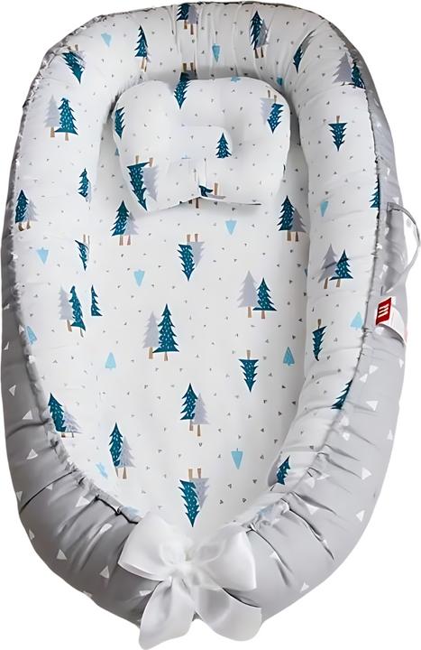 Produktbild Milkii Baby Kuschelnestchen mit abnehmbaren Kissen, Regenbogen