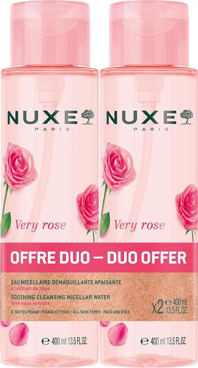 Produktbild Nuxe Very Rose Soothing Cleansing Micellar Water Duo Offer (Mizellenwasser, 800 ml)