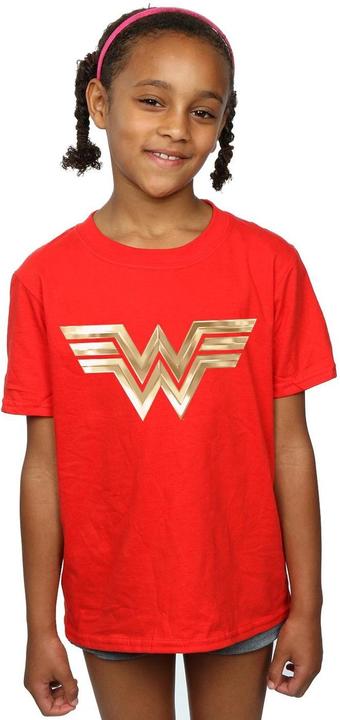 Image du produit - T-shirt WONDER WOMAN GOLD EMBLEM - Fille (152, 158)