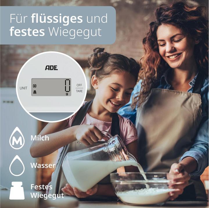 Produktbild ADE Küchenwaage Julia Hellgrau
