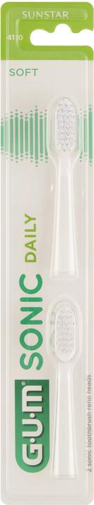 Produktbild GUM Sonic Daily Ersatzköpfe weiss (2 x)