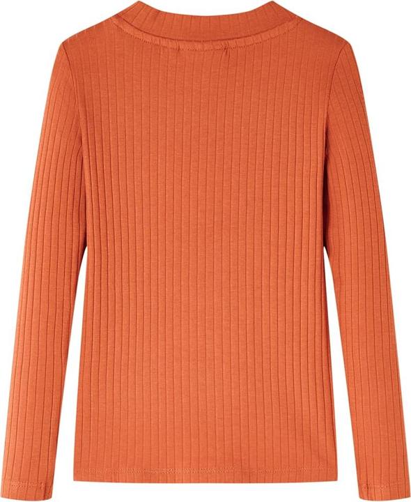 Immagine prodotto VidaXL Camicia da bambino a maniche lunghe arancione scuro 116,Materiale: 95 (116)
