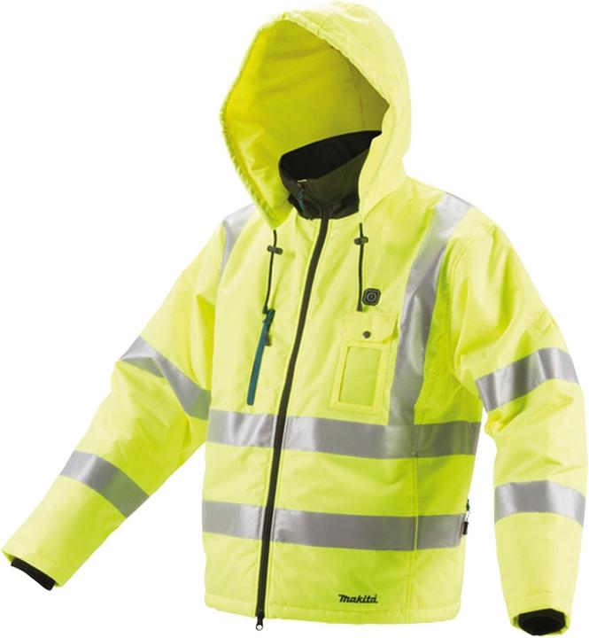 Actual product image Makita DCJ206Z3XL Battery heated signal jacket, 18V, size XXXL (3XL)