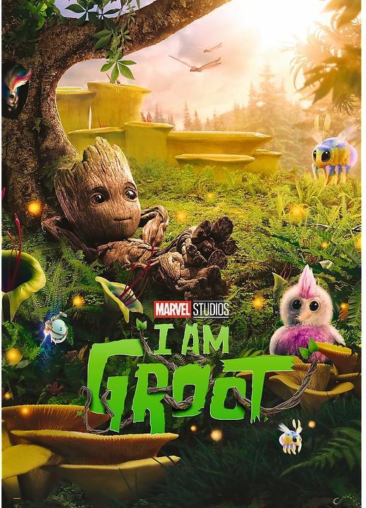 Actual product image Trefl Puzzle Premium Plus 1000 - Marvel Groot (1000 pieces)