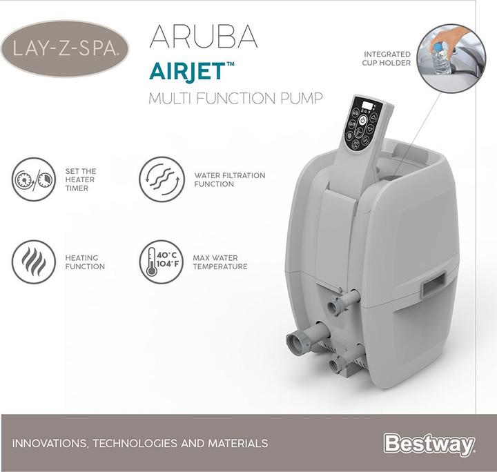 Produktbild Bestway Lay-Z-Spa Aruba (3 Pers.)