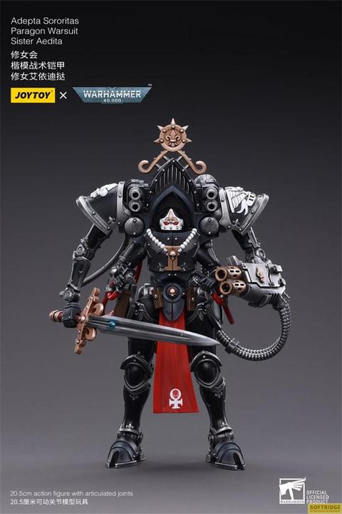Produktbild Joy Toy Warhammer 40k Actionfigur 1/18 Adepta Sororitas Paragon Warsuit Sister Aedita 12 cm