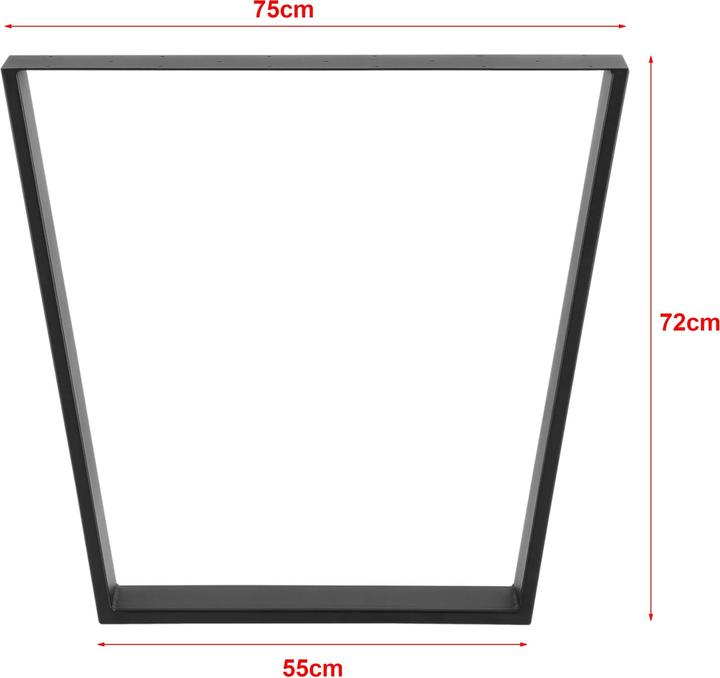 Actual product image En.Casa Set of 2 table frame