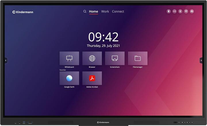 Actual product image TD-1165² Interactive flat screen 165.1 cm (65"") WLAN 350 cd/m² 4K Ultra HD Black Touchscreen (3840 x 2160 Pixels, 65")