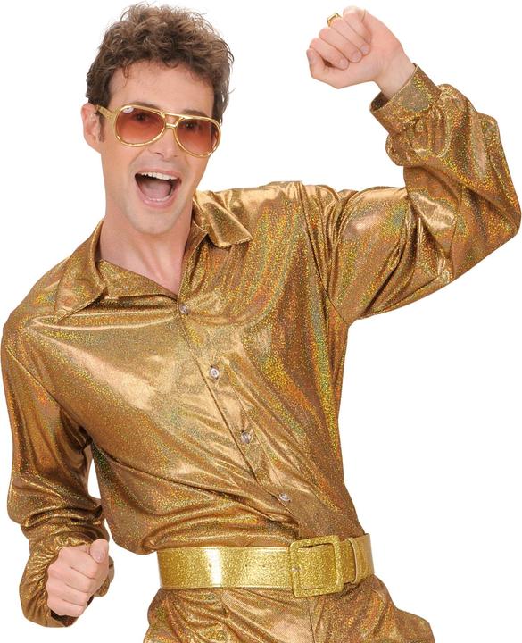 Actual product image Widmann THE 70s DISCO STYLE (holographic shirt), M/L (M/L)