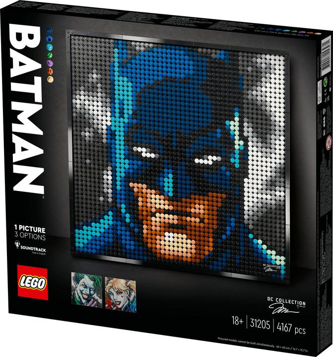 Actual product image LEGO Jim Lee Batman Collection (31205, LEGO Art)