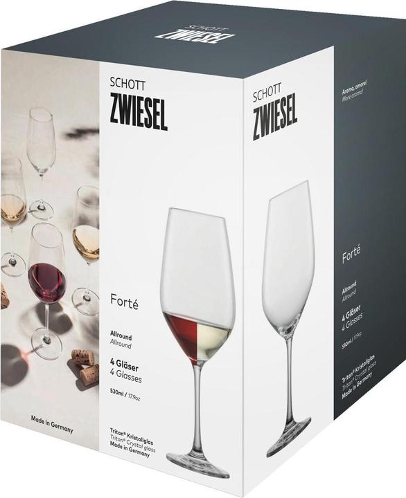 Immagine prodotto Schott Zwiesel Verre à vin rouge Forté 1 4 pièces (53 cl, 4 Occhiali, Bicchieri da vino rosso)