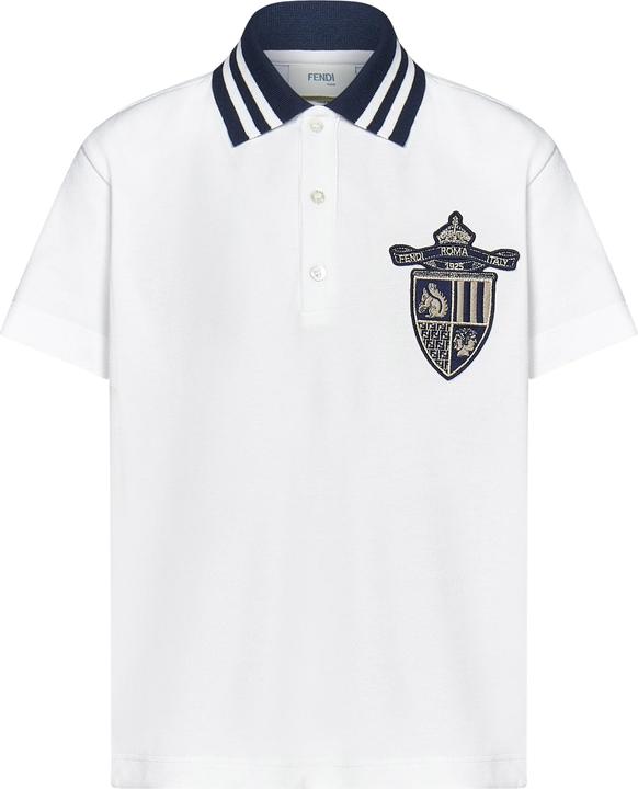 Fendi Kids T-shirts And Polos White (12)