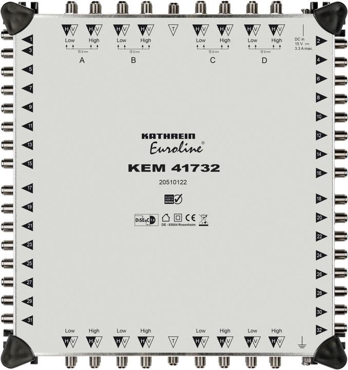 Produktbild Kathrein Euroline KEM 41732 Kaskade 17 Eingänge (Multischalter)