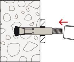 Image du produit Fischer Goujon d'ancrage Zykon FZA 12x40 M8/15 (25 pcs)