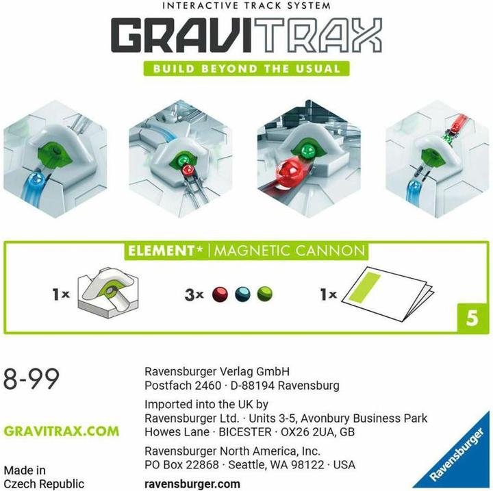 Actual product image Ravensburger GraviTrax Element Magnetic cannon