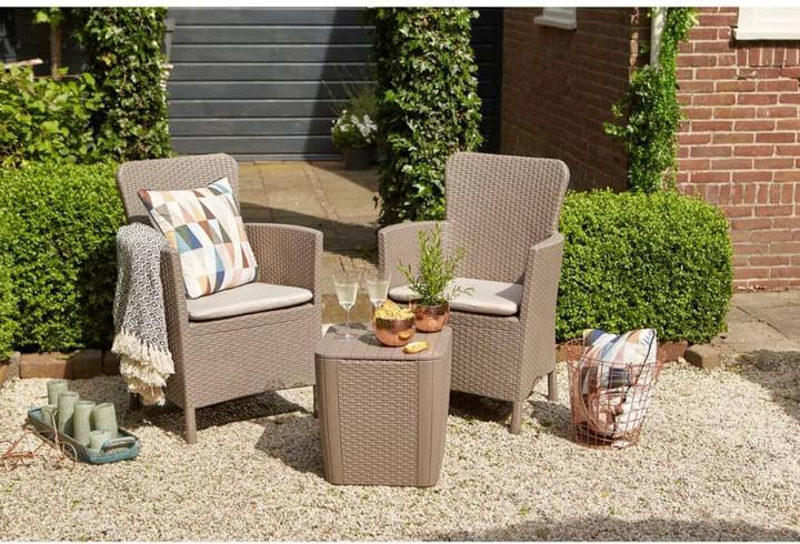Immagine prodotto Keter Balcone Iowa Balcony Set Tavolo: 39x39x43 Sedia: 62x60x89 (62 cm)
