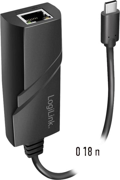 Produktbild LogiLink USB 3.2 Gen 1, USB-C auf Gigabit Adapter (USB-C)