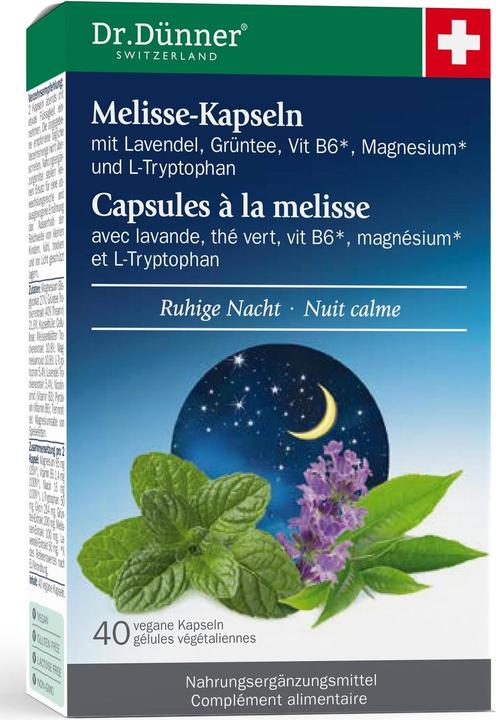 Actual product image Dr. Dünner EssenzaVita Melissa (20 Piece, Capsules, 40 g)