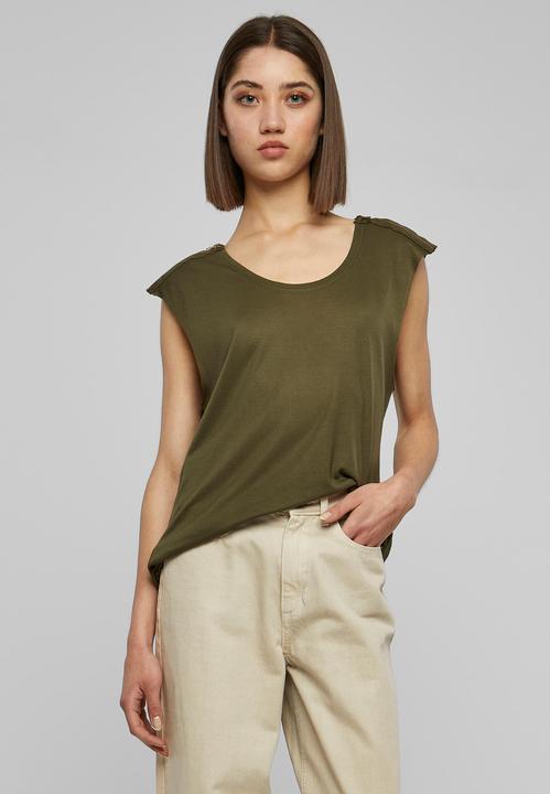Produktbild Urban Classics Ladies Shoulder Zip HiLo Tee (XS)
