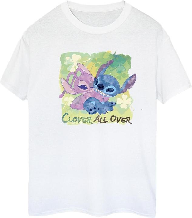 Immagine prodotto Disney Lilo And Stitch St Patrick's Day Clover Maglietta Ampia Donna (XXL)