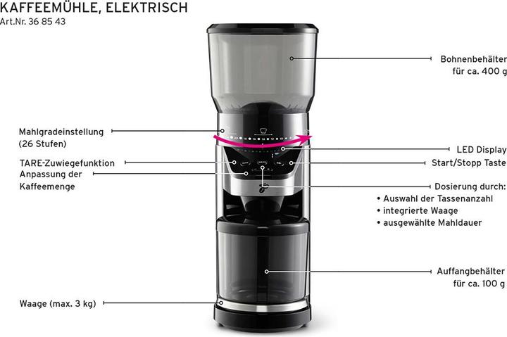 Productafbeelding Tchibo Elektrische koffiemolen