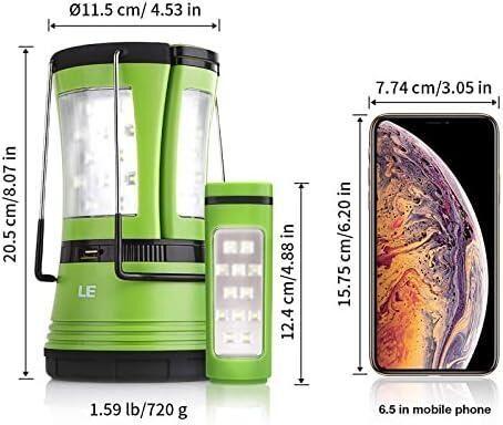 Actual product image Lepro LED Camping-Laterne 3-in-1