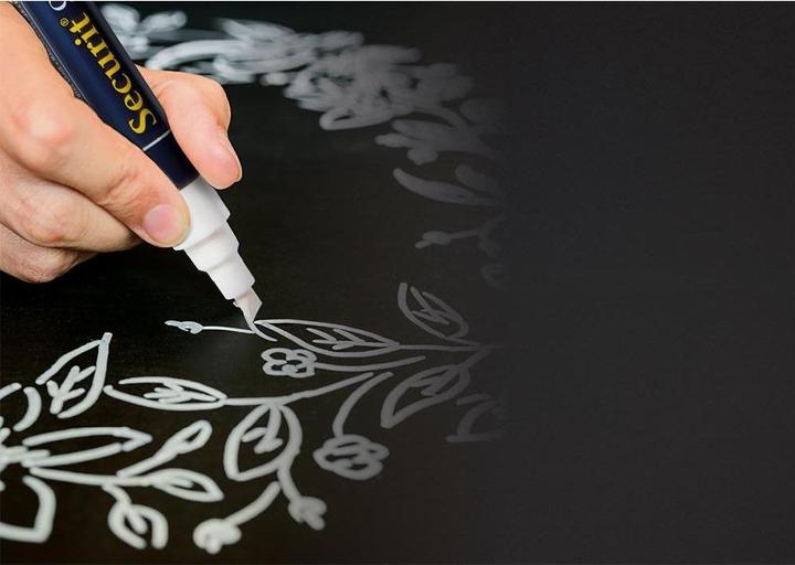 Immagine prodotto Securit Kreidemarker fein Metallic 1mm 7er (Verde, Pink, Rame, Oro, Argento, Viola, Blu, 1 mm, 7 x)