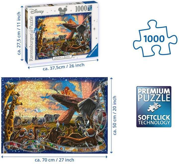 Image du produit Ravensburger Disney Edition Collector Le Roi Lion (1000 pièces)