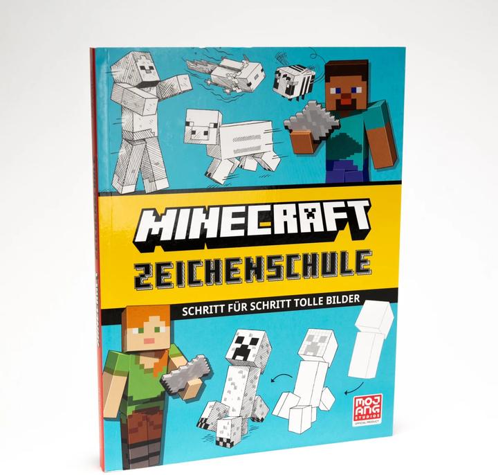 Immagine prodotto Minecraft Zeichenschule Schritt für Schritt tolle Bilder (Tedesco, Mojang Da, Silvia Schröer, 2024)