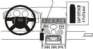 Produktbild Brodit 853260 Autohalterung Ford Mondeo