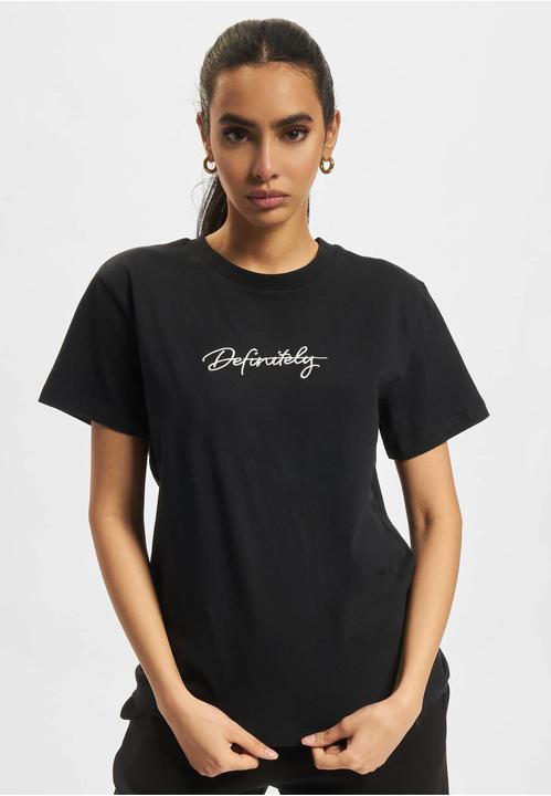 Actual product image DEF Handwriting Definitely Embroidery T-Shirt - 82203 (XS)