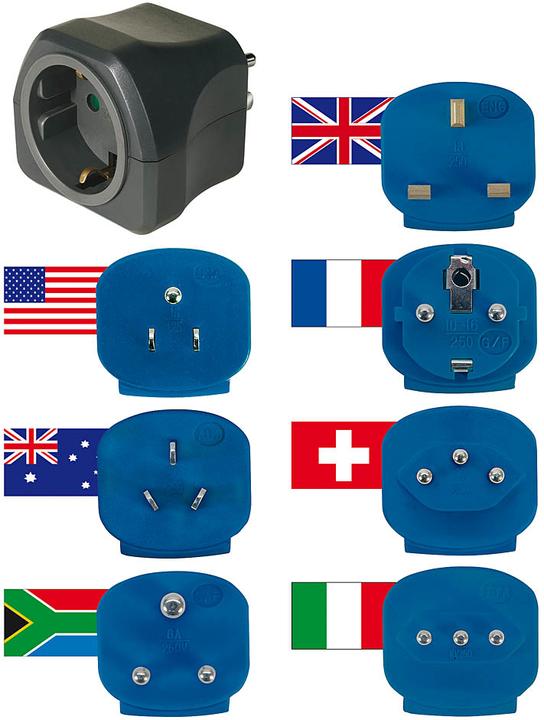 Actual product image Brennenstuhl Travel adapters