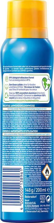 Produktbild NIVEA Protect & Dry Touch (Sonnenspray, SPF 50, 200 ml)