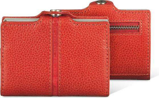 Actual product image Cript Mini Wallet - 3.55 STEEL fire red