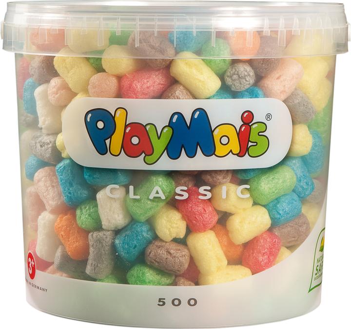 Actual product image PlayMais Play Corn Basic bucket 5 liters (500 pieces)