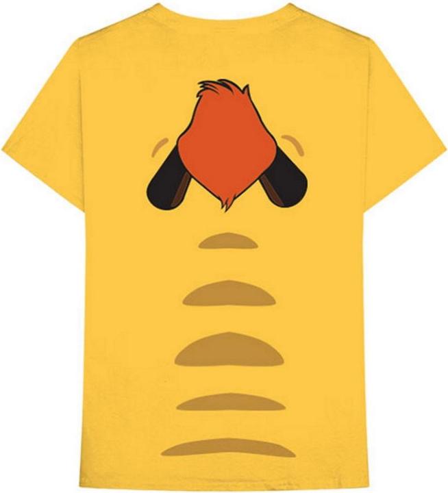 Actual product image The Lion King Unisex Adult Timon Back Print Cotton T-Shirt (L)