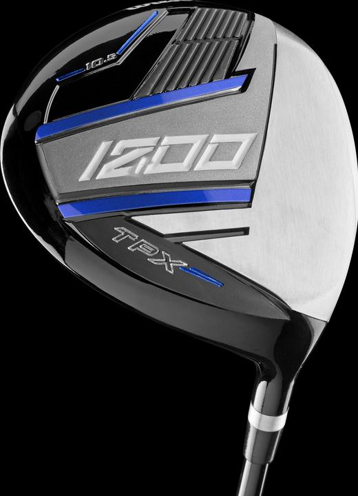 Image du produit Wilson 1200 TPX Ensemble de golf en graphite avec 10 clubs et un sac - Bleu (Droitier)