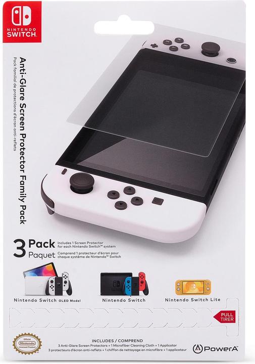 Image du produit PowerA Protecteur d'écran antireflet (Switch, Switch OLED, Switch Lite)