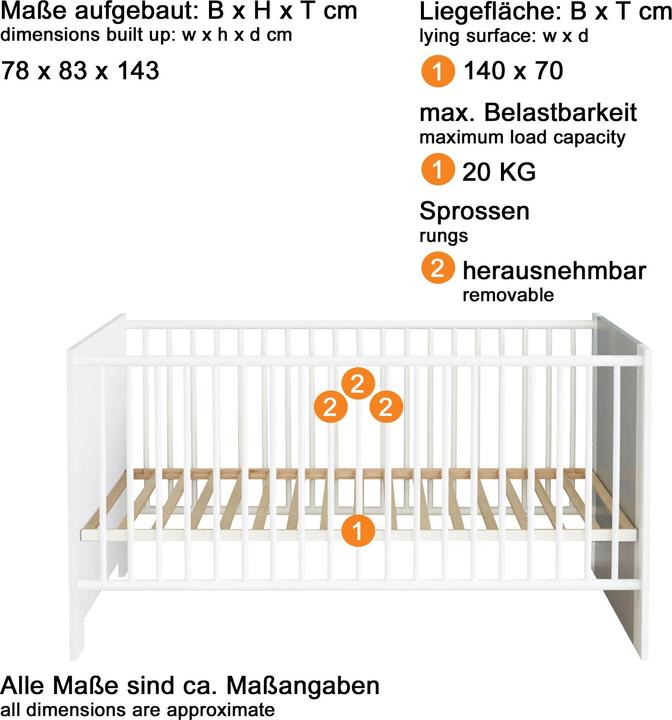 Produktbild Trendteam Pia Baby (70 x 140 cm)